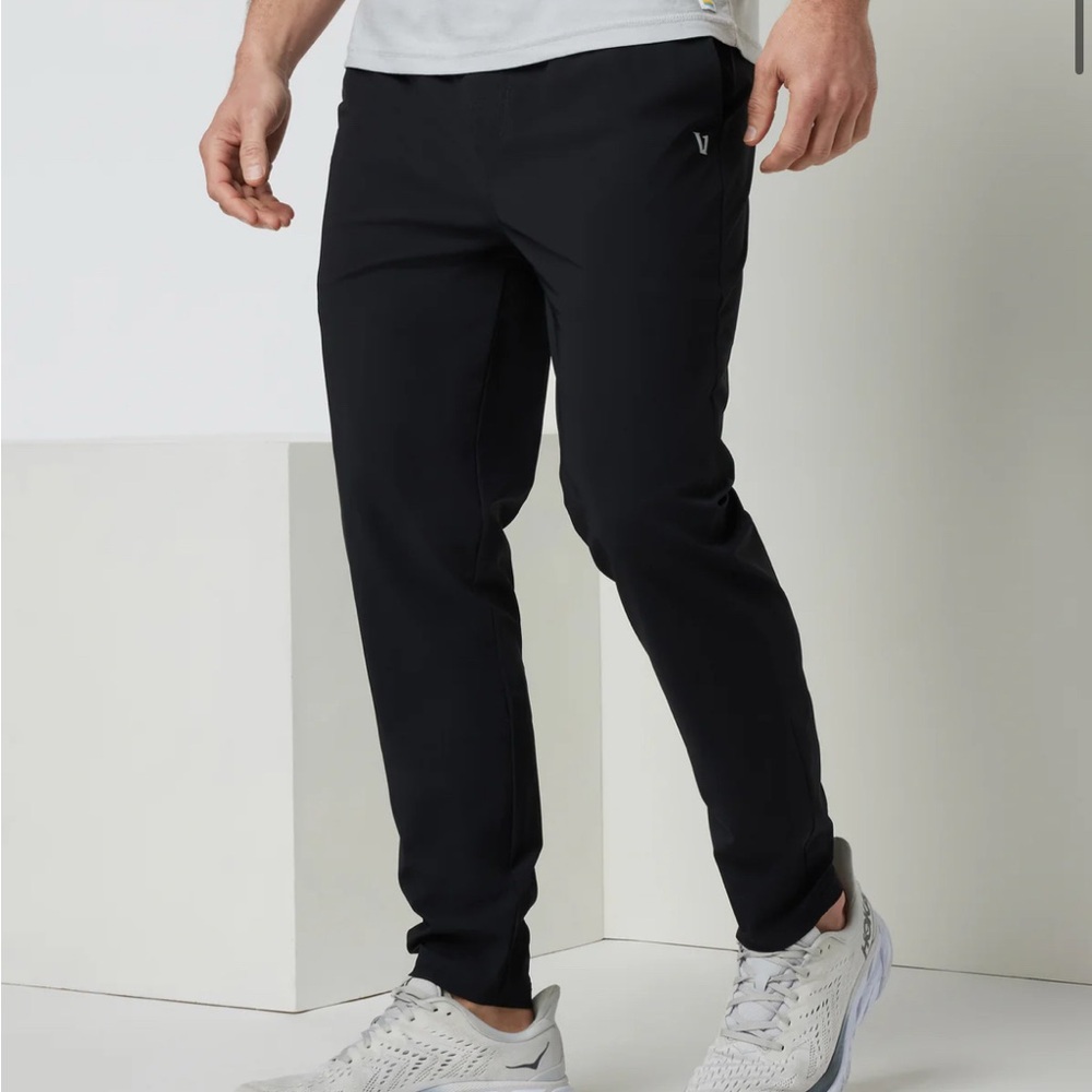 Vuori Mens Fleet pants, black, medium